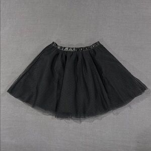 Elegant Black Tulle Skirt